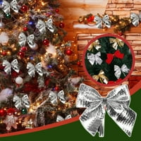 Božićni mini sjajni lukovi Božićni ukras za božićne obrt za obrt na kućni ukras DIY izrada