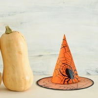 Farfi vještica šešir stilski jedinstveni uzorak gaza Halloween Witch Cosplay kapa za dom