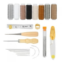 Kožni zanatski alati, kožni zanatski alati DIY komplet s navojem za šivanje igle za šivanje awls izrada