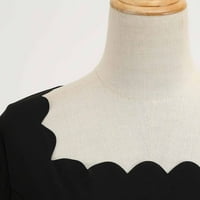 Floleo Ženska haljina odobrenje moći ženske lukknot Linijska bljeskalica Vintage haljina maturalna ljuljačka