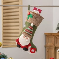 Geroge Božićni veliki poklon čarape božićna drva soba dnevni boravak kamin Viseće ukrašavanje poklon