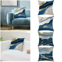 Prevelizirani kauč jastuci Novi apstraktni plavi pijesak posteljina tiskana jastuka za jastuke Početna