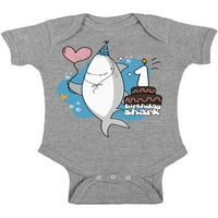 Awkward Styles Shark One Top morski pas pokloni za bebe Shark Top Ja sam jedna romper baby bodysuit
