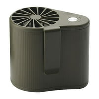Prijenosni mini ventilator ventilatori USB punjivi stol vanjskim putovanja, siva