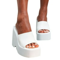 ECZIPVZ Ženske sandale Žene sandale Flip Flops za žene s lukom potpore ljetno casual winge Theng cipele