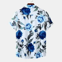 Odieerbi Havajska majica za muškarce Grafičke majice Ležerne prilike ispisani Cvijet s kratkim rukavima