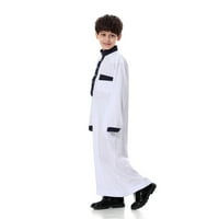 Jakna za dijete 4y-10y dječaci srednje muslimanske čiste modne haljine i dugi topcoats udobna bluza