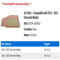 Zračni filter - kompatibilan sa - Chevy Malibu
