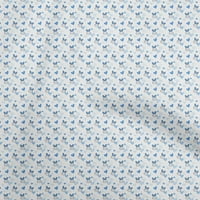 Onuone svilena tabby srednja plava tkanina djeca cutie životinja šivaće tkanina od dvorišta otisnuta