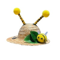 Modni trendi kućni ljubimac šešir mačaka cool osjetljiv slamnati šešir Sun Hat Štenad