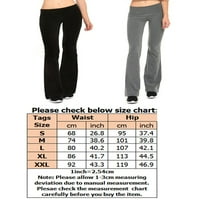 Niveer žene dno su čvrste pantalone u boji bljeskate nogu joga hlača Tummy Control Jogger Pant elastični