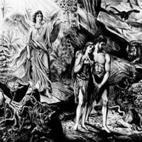 Adam i Eva izvedeni iz raja W. Ebbinghaus Poster Print