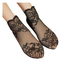 Parovi čarape za žene modne žene čipke meke elastične prozirne čarape čiste čarape čarape za čarape
