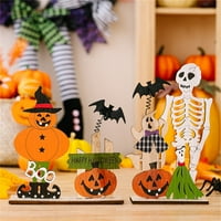 Atmosfera Halloween Halloween Drveni ukrasi Halloween Party Scene Desktop Dekoracija za ukrase za Noć
