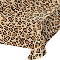 Party Central Club smeđeg i crnog leoparda Dekorativni krovni stol za objedovanje 108