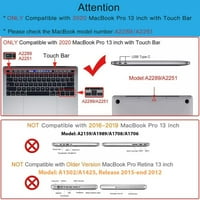 Slučaj za Macbook Pro A Čvrsto poklopac Shell + zaštitni ekran za pokrov tastature