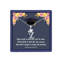 Pokloni mature za svoje početne ogrlice Značajna kapica Privjesak Početna diplomirajsko druženje Pokloni