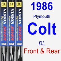 Plymouth Colt stražnji brisač oštrica - Vision Saver