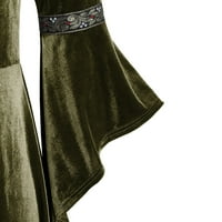 Žene renesansne srednjovjekovne kostime čipke ubosne duge haljine trube s retro haljinom cosplay odjeća