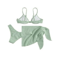 Peyakidsaa Women Ljetni bikini set kupaći kostimi, kupaći kostim i suknje kupaći kostimi