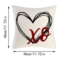 Rmantični jastuk za valentinski jastuk za valentinu za poklopac jastuka za dekoraciju zaljubljenih za