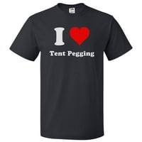 Ljubavni šator Pegging majica I srčani šator Pegging Day Day