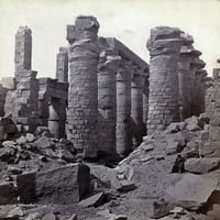 Karnak, Great Hypostyle Hall, 1850-ov poster Ispis naučnog izvora