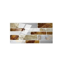 Veki ukras ljepljive zidne pločice naljepnice za kuhinju 2D kupaonica samoljepljiva naljepnica Zidna