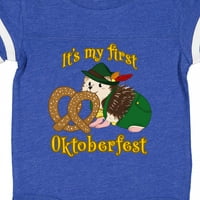 Inktastic To je moj prvi Oktober Fest Slatko ježev sa prerelom poklon dječjim dječakom ili dječjim djecom