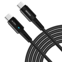 Urban USB C do USB C kabl 10ft 100W, USB 2. Tip C Punjenje Kabel za punjenje Brzi naboj za MI 11i, iPad