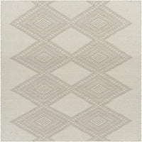 Surya Global Mardin Wool 6 '9' prostirke površine sa svijetlim sivim finišom MDI2311-69