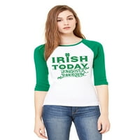 Irski dres St. Pattys Day Outfit Grafički novost Tee za žene Patrick's darove ideje