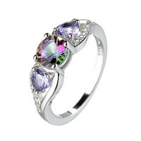 Heiheiup prsten dijamantski vend prstenovi za žene za angažman poklon prstenovi tinejdžerke prstenovi