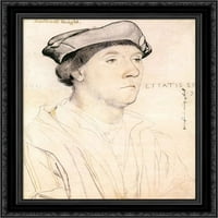 Portret Sir Richarda Southwella Crni ukrašeni drva ugrađen na platnu Art Holbein, Hans
