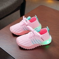 DMQupv Girl Gume cipele Candy Children Kid Svjetlosni sportski dječaci Boja za bebe cipele Toddler Size