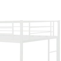 Twin preko dvostrukim krevetom s dva kreveta s tropojačem, metalni okvir za krevet sa stubištem, zaštitni