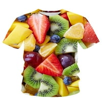 Majica HAITE MAN Grafičke majice Kratki rukav Ljetni vrhovi Muške bluze 3D Print Tees Style-h L l