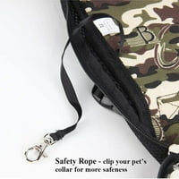 Ruksak za pse - Noge Out Front - okrenut ruksak za kućne ljubimce za male srednje velike pse, aviokompanije