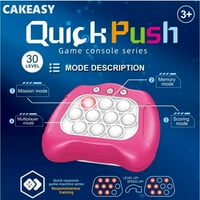 Dekompresija proboj puzzle igre za igre, svjetlo uzorak igrice, kontroler igara Bubble Senzory Fidget Toy, proboj puzzle igra
