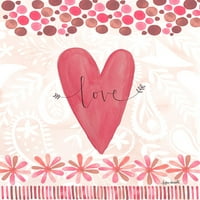 Ljubavni print za poster srca - Katie Doucette