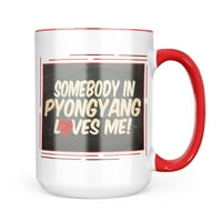 Neonblond Neko u Pyongyang-u me voli, Sjeverna Koreja šalica za ljubitelje čaja za kavu