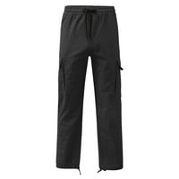 NJSHNMN Radne hlače za muškarce Army Combat Work Hlače, Crne pantalone, crna, xxxxxl