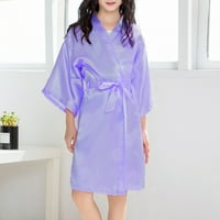 Djeca Dječja dječja djevojka Solid Ljetni kimono odijelo ogrtač za spavanje odjeće