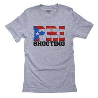 Olimpijsko pucanje - Puerto Rico muške sive majice
