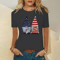 AMERIČKA FLAGAC košulja Četvrti juli Patriotske majice Strip Stripes USA Tees Casual Graphic Tops Dan
