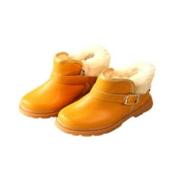 Ymiytan Girl Comfort Zimske cipele School casual pune obloge čizme za snijeg hodaju vodootporna gležnjače