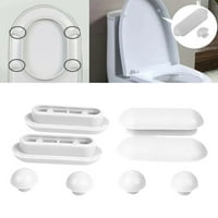 Bide za toaletne sjedalo odbojnici jastučići univerzalni zamjena Snap u bijeloj boji