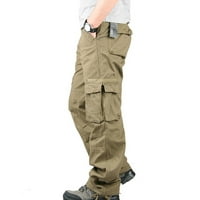 Simplmasygeni Clearence Muške hlače Hlače Muške teretne hlače Slim Multi džep ravno Vanjski sportski