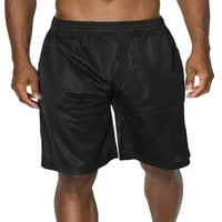 Metoda Muške košarkaške kratke hlače Čvrsto obični mrežica Redovna Fit Comfy Gym Workout Aktivne hlače