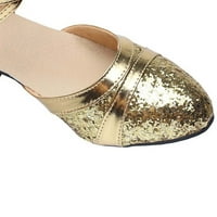 Ženske sandale Square blok pete Sandale sandale za dvornu tango latino plesne cipele Cipele za gol za